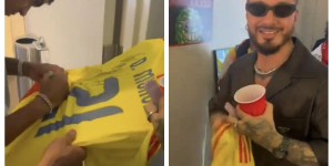 Regalo de Muñoz a J Balvin