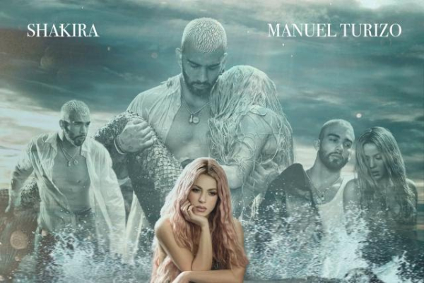 ¡Será una sirena! Shakira anuncia estreno de Copa Vacía, canción con Manuel Turizo