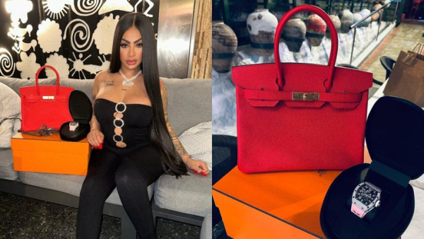 Rapero Tekashi 6ix9ine le regaló lujoso reloj de 500.000 de dólares a Yailin