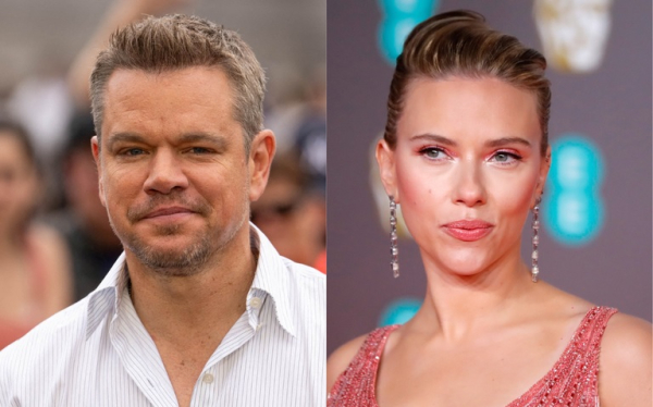 Matt Damon revela por qué fue un infierno besar a Scarlett Johansson