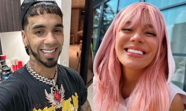 Anuel AA no supera a Karol G: le envió mensaje a ella y a Feid en su concierto