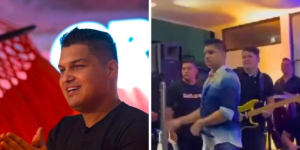 Tiroteo en medio de la presentación del cantante de Elder Dayán