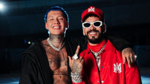 Blessd junto a Anuel