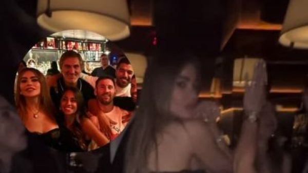 Sofía Vergara, Messi y Antonela Roccuzzo tuvieron una rumba muy latina