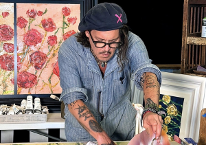 Johnny Depp, el actor que ahora también brilla como artista plástico