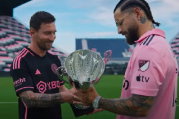 Lionel Messi fue la gran figura del nuevo de video de Maluma y Yandel