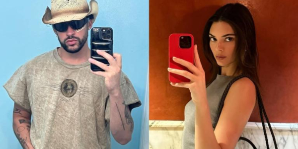 Bad Bunny y Kendall Jenner son vistos en el concierto de Luis Miguel