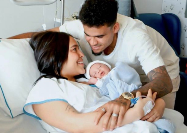 Luis Díaz y Geraldine Ponce celebran el nacimiento de su tercer hijo