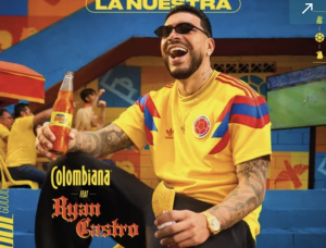 Ryan Castro y Colombiana lanzan campaña inspirada en la Selección Colombia