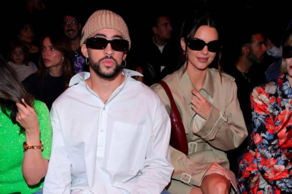 Bad Bunny y Kendall Jenner causan sensación en el desfile de Gucci